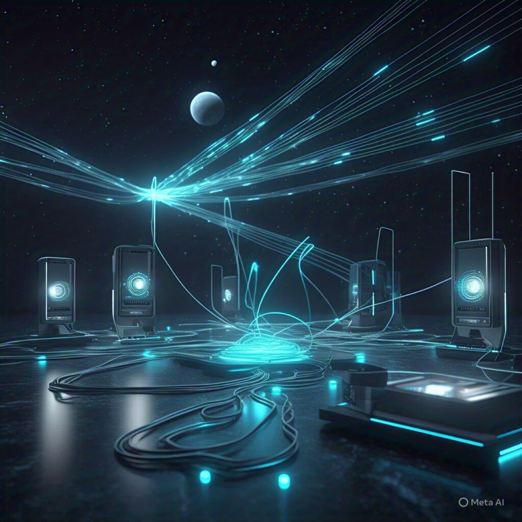 Quantum Internet using fiber-optic cables