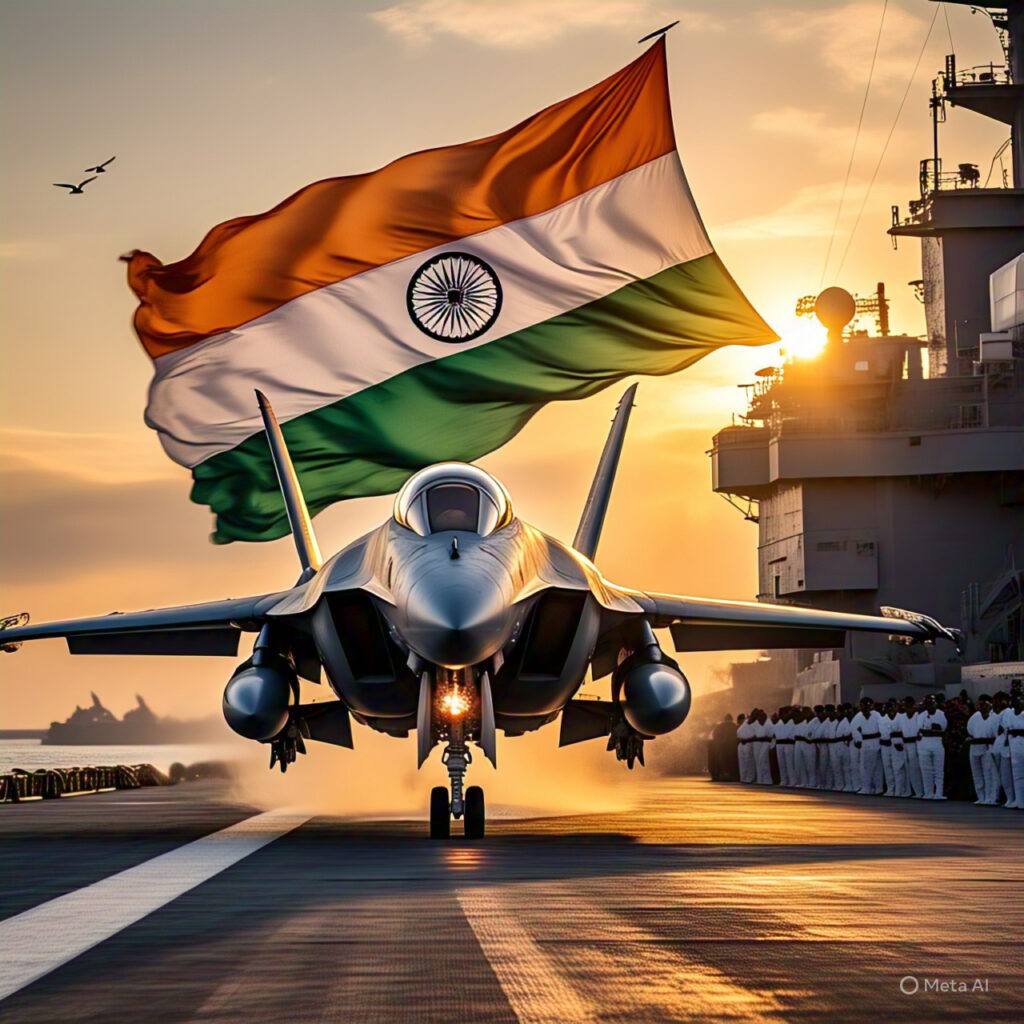 India France Rafale-M Deal - Rafale-M Fighter Jet Launch from INS Vikrant