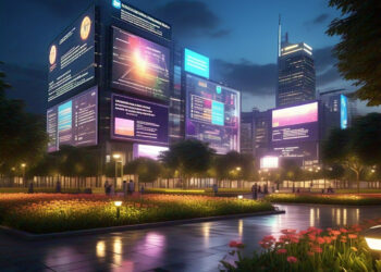 Futuristic graphic showcasing emerging tech trends like AI, Web3, and 5G shaping India's digital future towards a $1 trillion economy