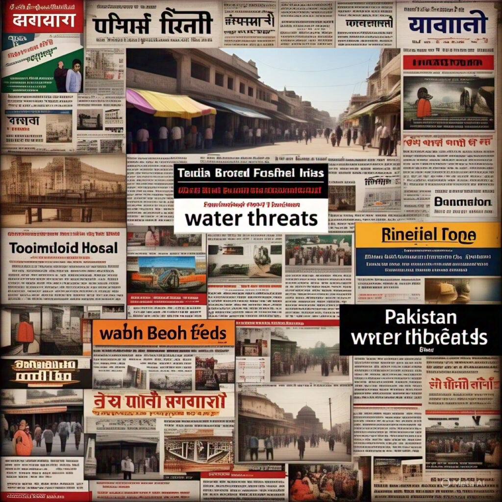 India-Pakistan River Water Conflict Political Tensions