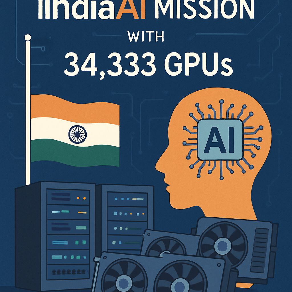 Compute power boost under IndiaAI Mission with 34,333 GPUs