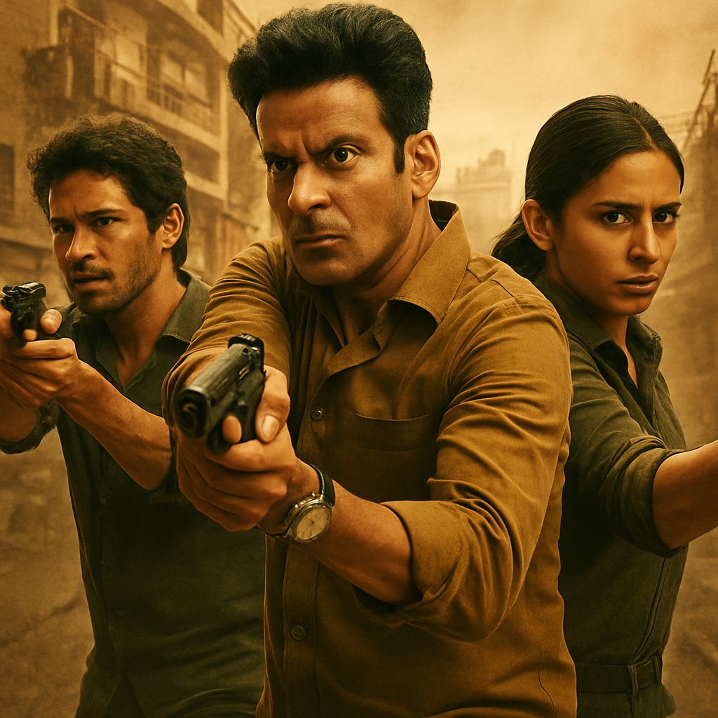 Manoj Bajpayee crime thriller 2025 Netflix poster
