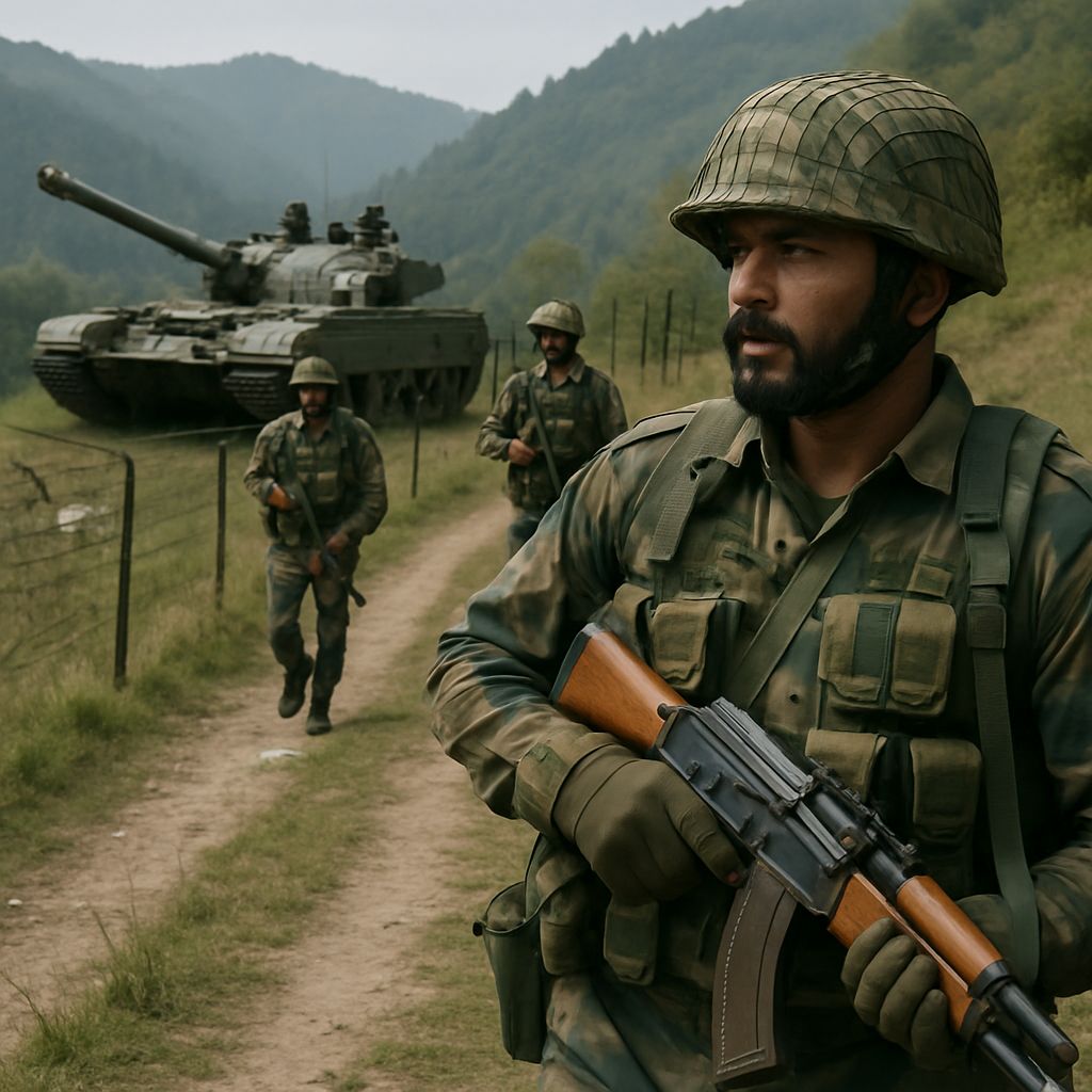 Indian Army deployment during Operation Sindoor near LoC