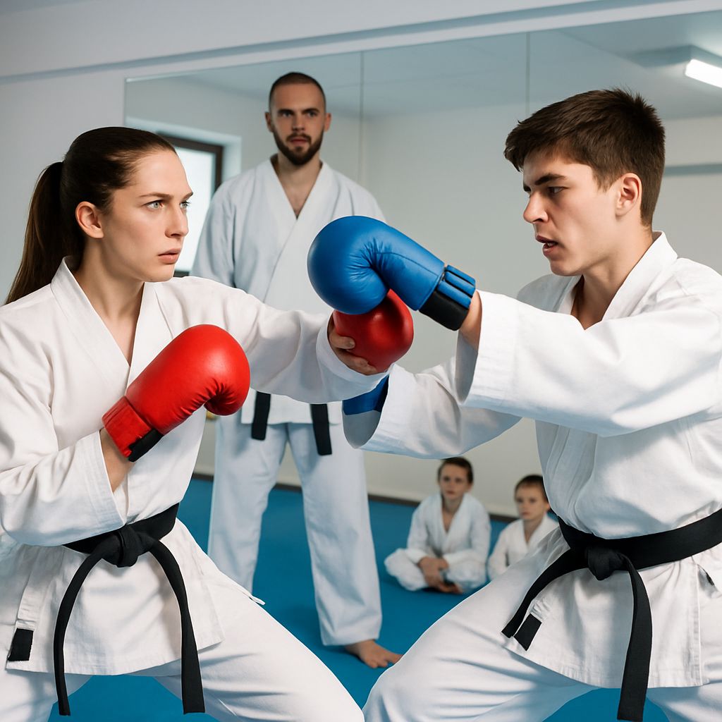 Karate sparring for real-life self-defense training