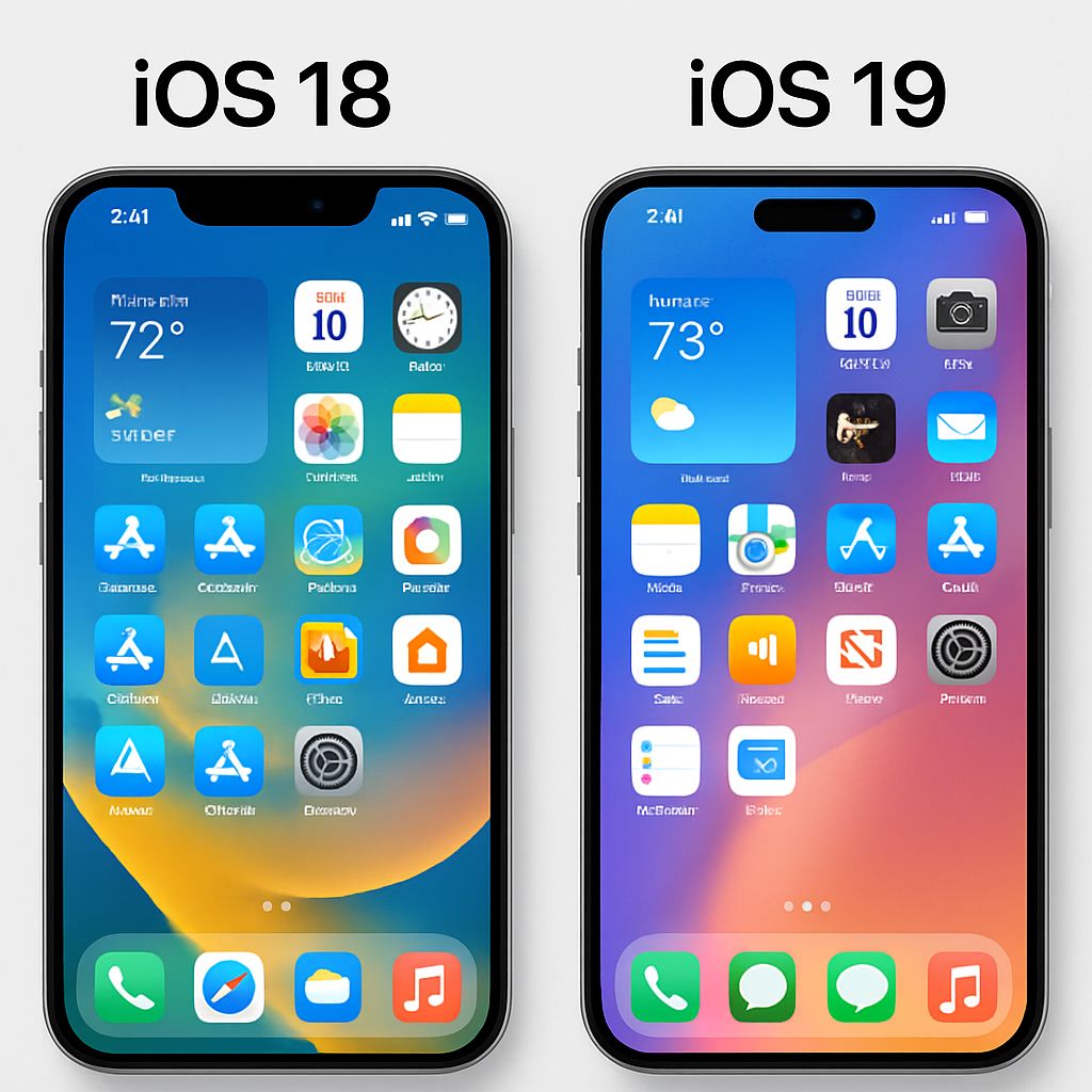 iOS 19 Features Redesign Comparison