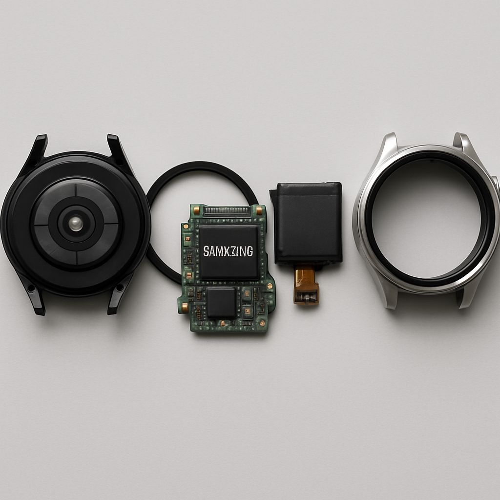 Samsung Galaxy Watch 8 Leak showing internal hardware and chipset