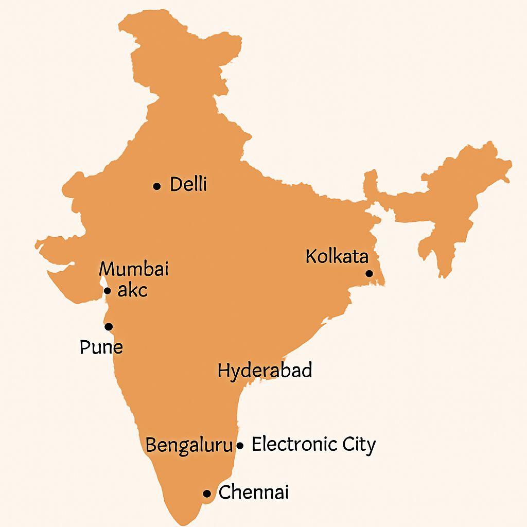 Innovation centers contributing to a Technologically Empowered India