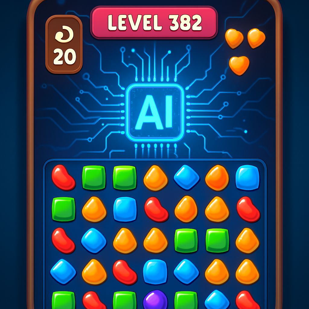 Candy Crush AI personalizing gameplay experience