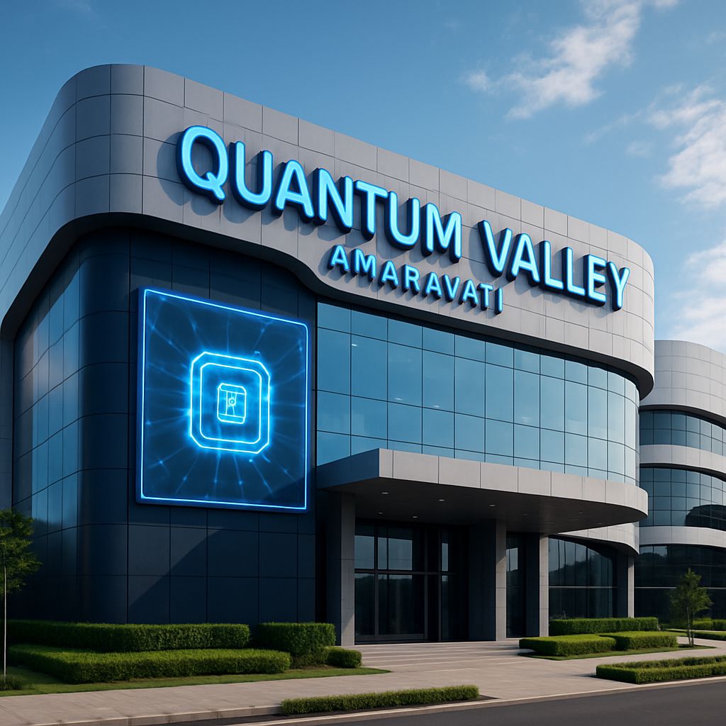 Quantum Valley in Amaravati, Andhra Pradesh, a hub for quantum computing research and development, positioning the state as a leader in emerging technologies
