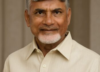 Andhra Pradesh CM N. Chandrababu Naidu, at the Republic Plenary Summit