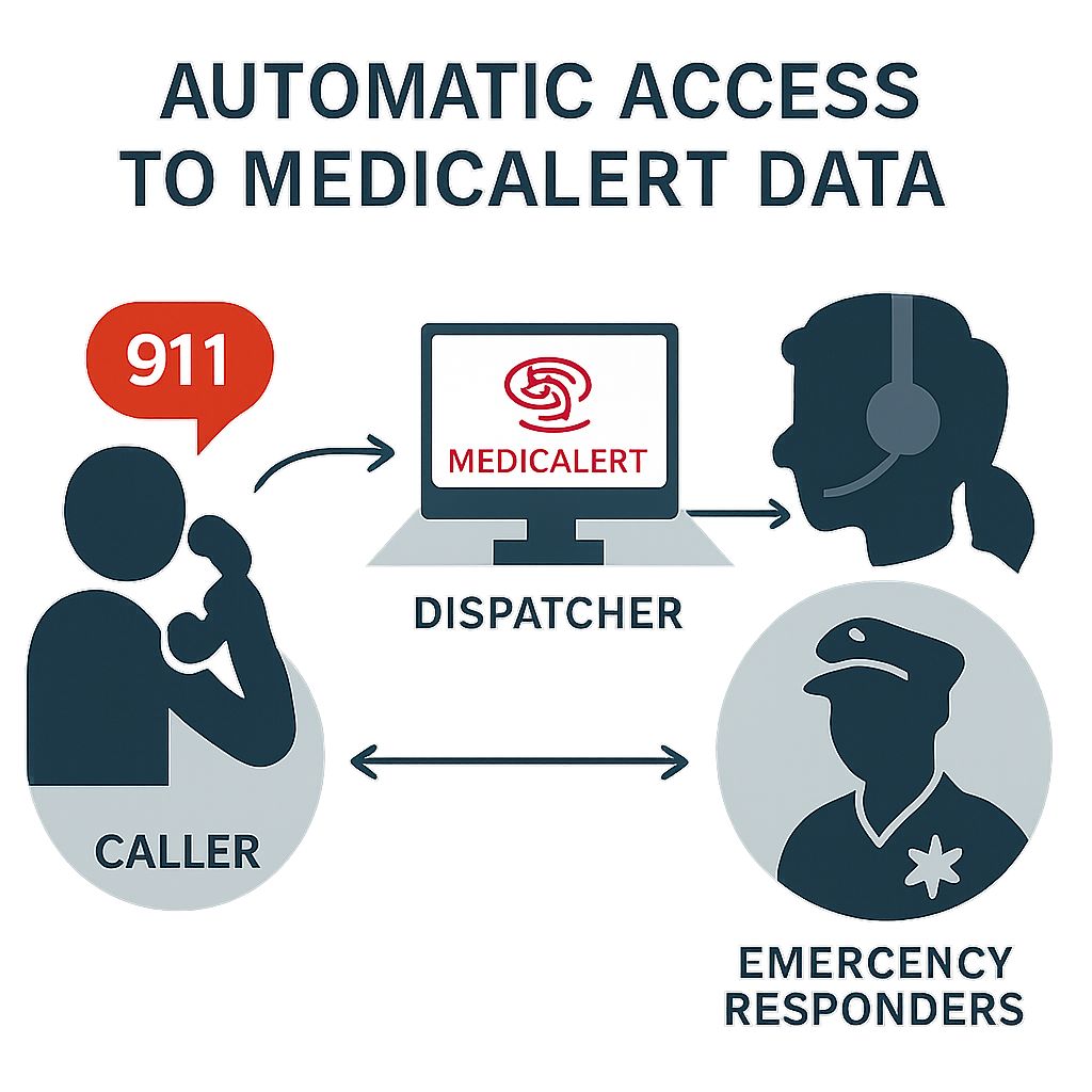 How MedicAlert 911 Access connects dispatchers to vital medical information in real-time