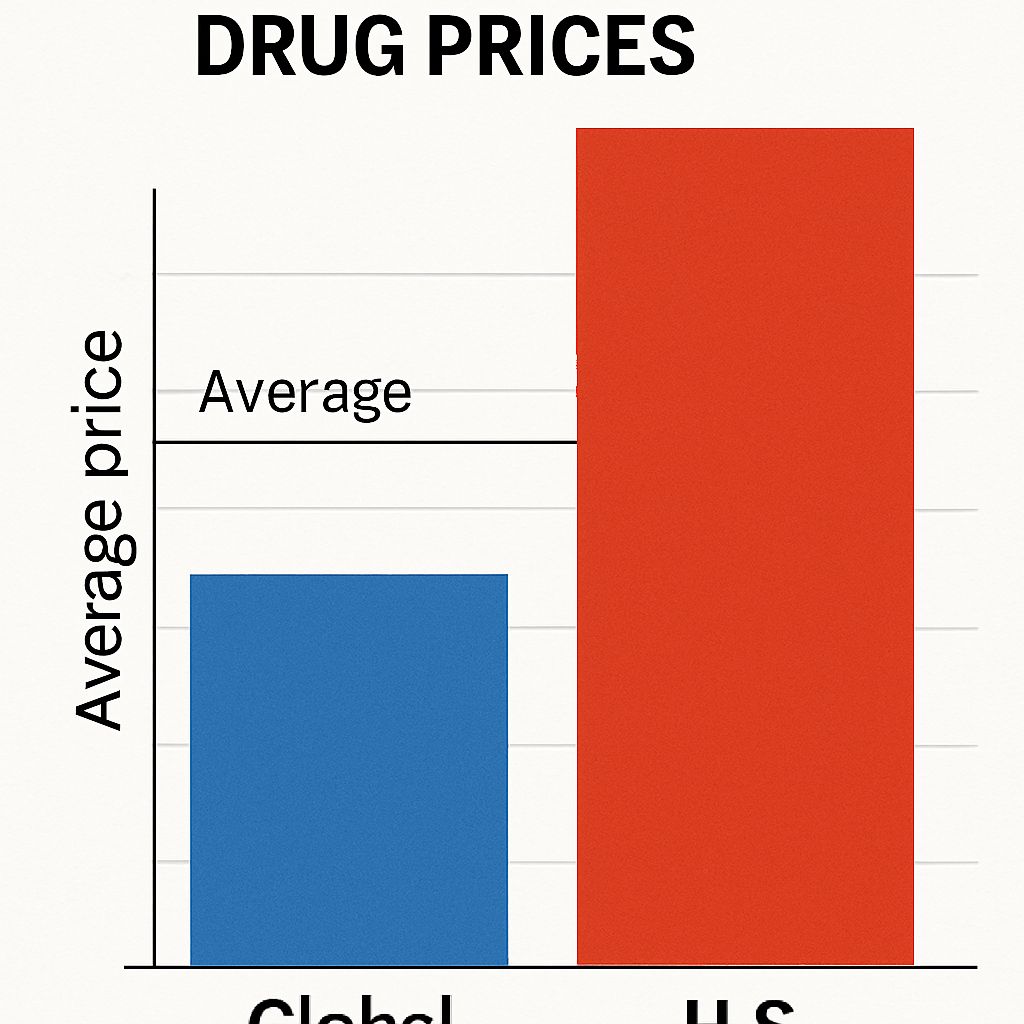 U.S. Prescription Drug Prices Comparison Chart