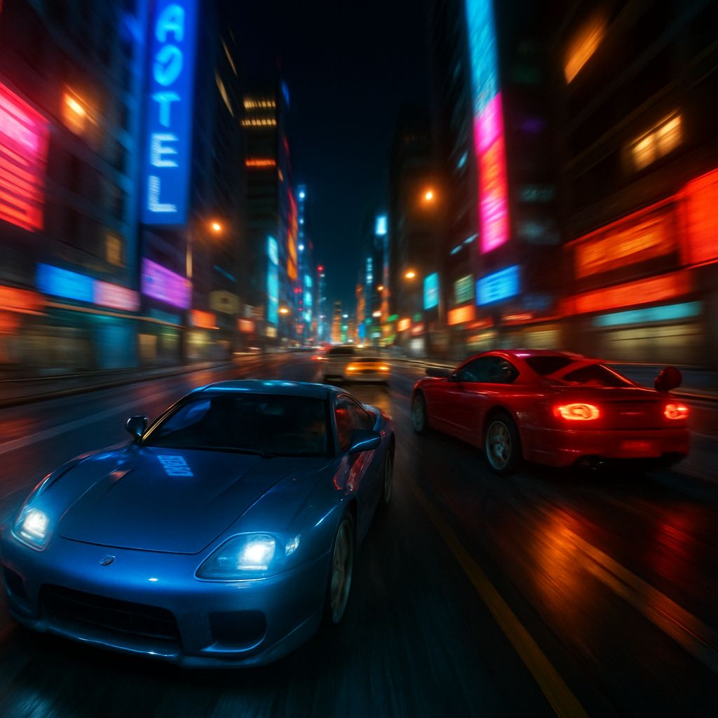 Midnight Club II racing action showcasing the fast-paced thrills of Rockstar Games best game