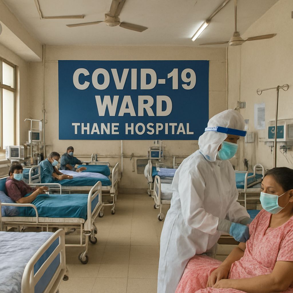 COVID-19 update, Thane 2025 hospital ward