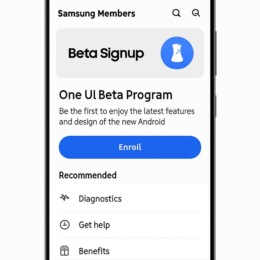 One UI 8 beta Samsung Members