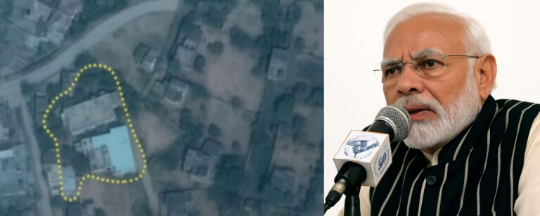 PM Modi showcasing destroyed terror camps after Operation Sindoor in Mann Ki Baat broadcast