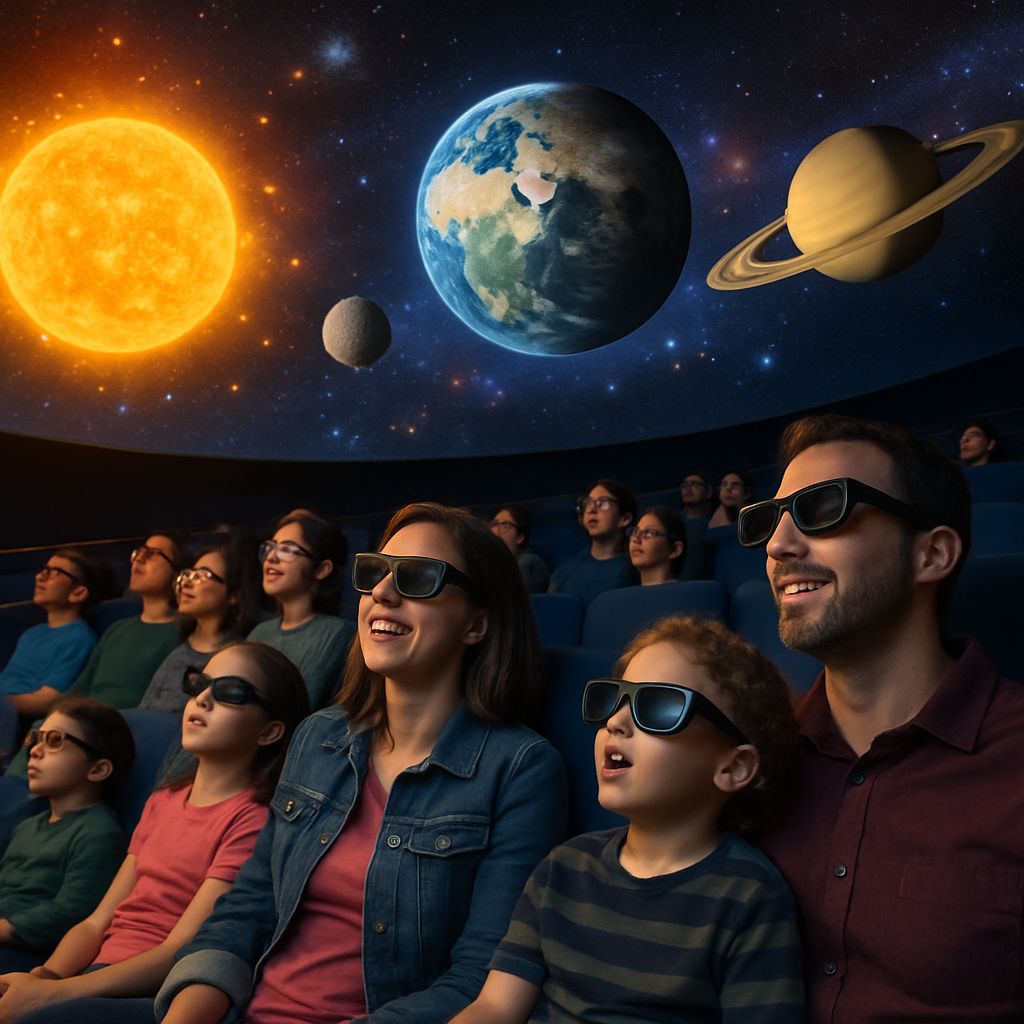 Kozhikode Planetarium Astronomy Show Audience