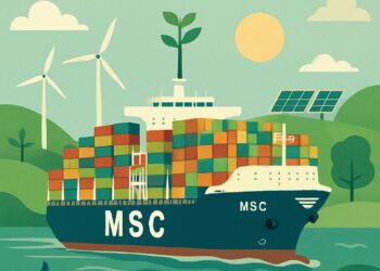MSC IRINA green tech docking at eco‑friendly Vizhinjam Port