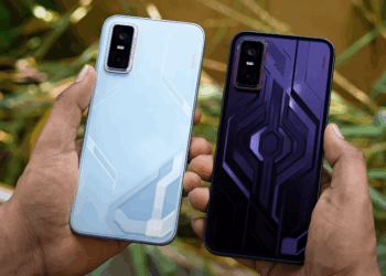 Infinix GT 30 Pro smartphone with RGB backlight, 144Hz AMOLED display, gaming triggers, and futuristic design – perfect for budget gaming and flagship performance