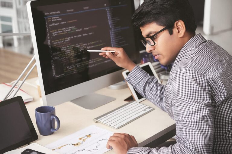 Featured illustration showing diverse students using AI-powered tools in a modern classroom, symbolizing the rise of AI in Education 2025