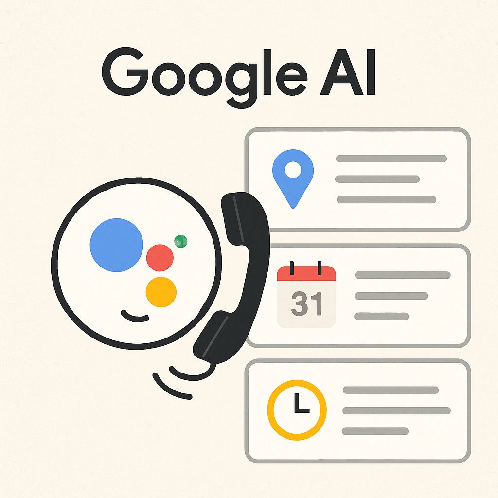 AI-powered phone call feature in Gemini 2.5 Pro summarizes business call results