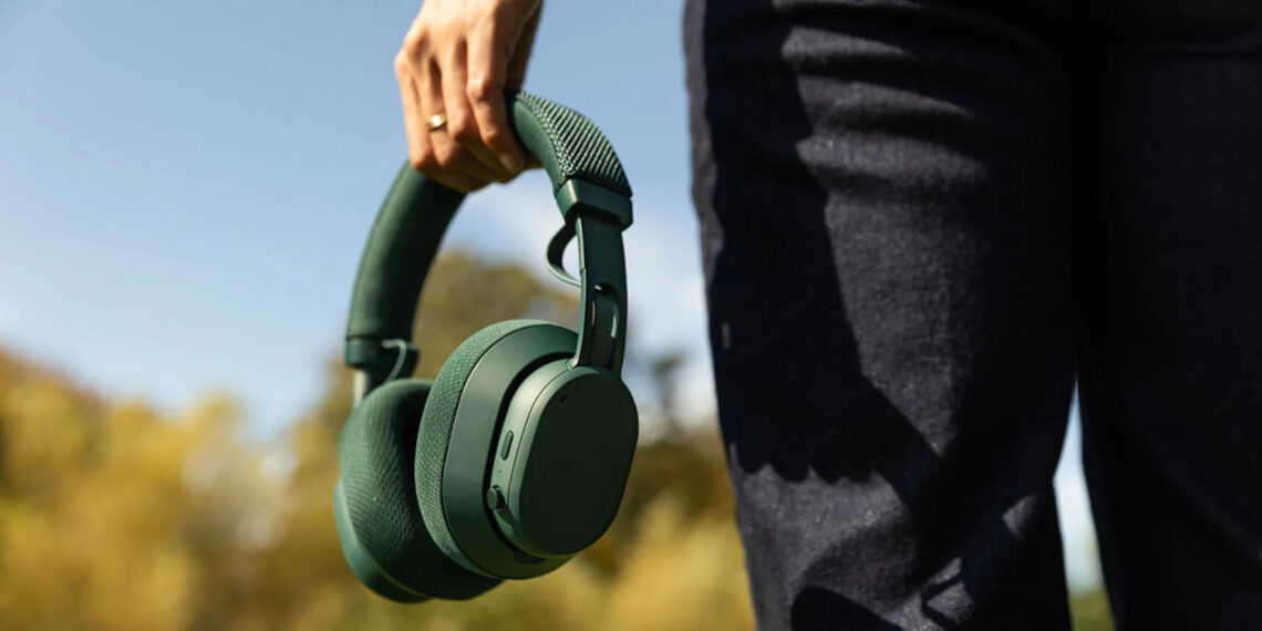 Fairphone Fairbuds XL 2025 over-ear headphones showcasing sustainable design and modular build