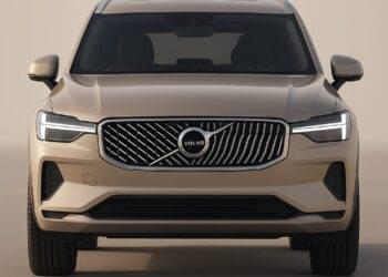 Volvo XC90 interior showcasing Android Automotive 15 and Google Gemini AI integration in real-world driving environment