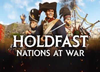 Soldiers from Holdfast: Nations At War engage in a Napoleonic line battle with muskets and bayonets on console